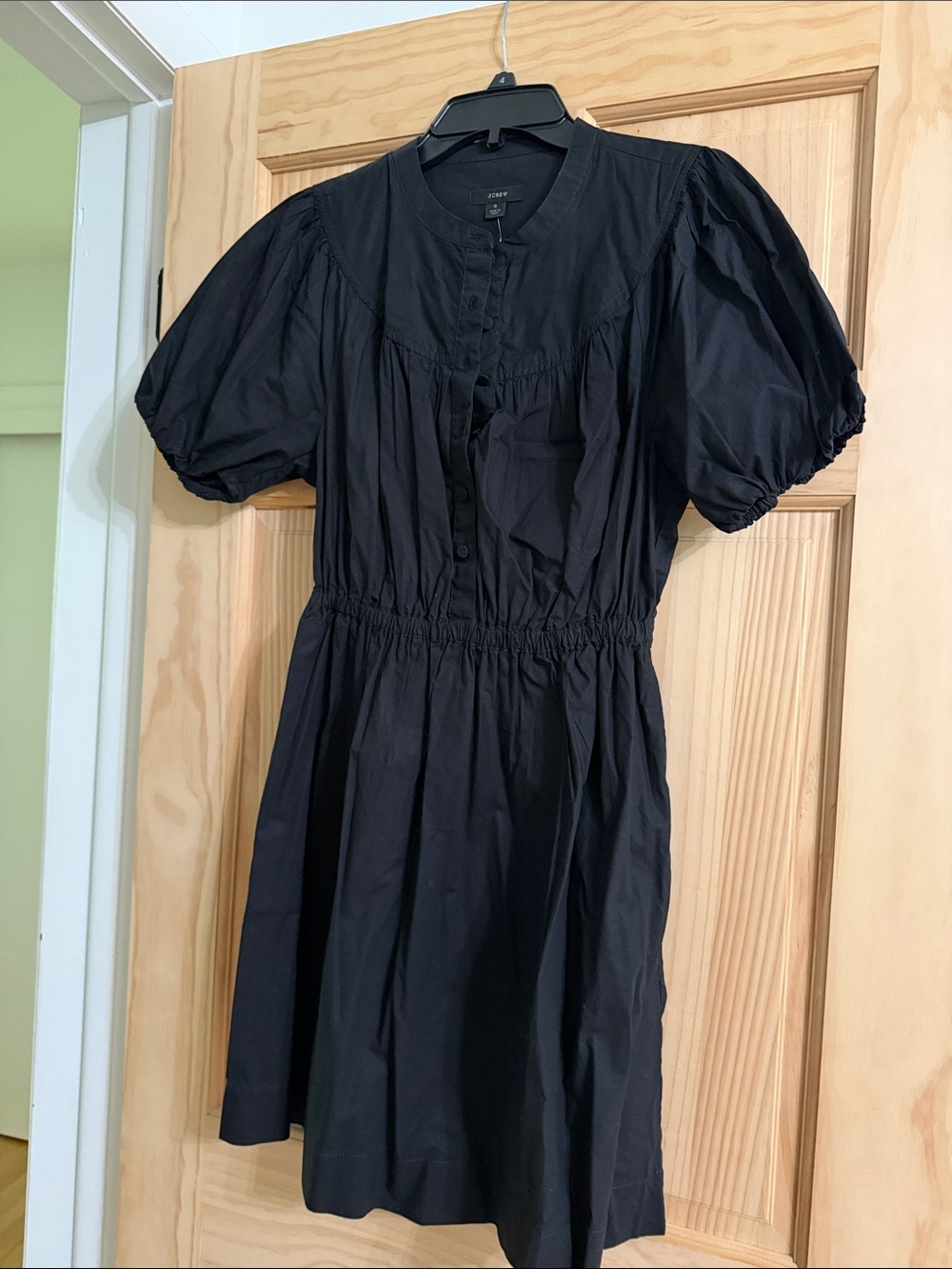 NWT- JCREW Button-Front Dress with Pockets